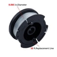 thumbnail image 5 of Spool Line Top AF-100 Replacement And Cover Cap RC-100-P With Spring For Black&Decker Trimmer Strimmer Replacement Spool, 5 of 5