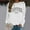 Blanc, variante sur TINZ Sweat à Capuche Décontracté Automne/hiver pour Femmes, Imprimé Floral, Veste à Capuche Zippée, Haut en Tricot Décontracté