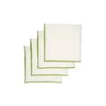 thumbnail image 6 of Linen Napkins With Green Stitch Edges, Set of 4, 6 of 16