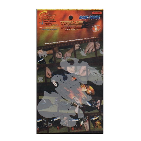 Iwata Artool Freehand Template - Set of 3, True Fire Nano