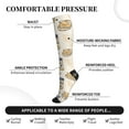 thumbnail image 2 of Sikiie Peanuts 1 Pairs Compression Socks for Men and Women 15-20 mmHg Running Support Socks, 2 of 7
