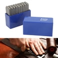 thumbnail image 4 of Metal Stamps, High Carbon Steel Steel Metal Stamps Set  For Leather 3mm Letters,4mm Letters, 4 of 8