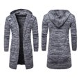 thumbnail image 1 of Cárdigan De Punto De Otoño Invierno Europeo Para Hombre Chaqueta De Abrigo Cálido Con Capucha (Gris Xl)-190129.03 Likrtyny Caballero, 1 of 8