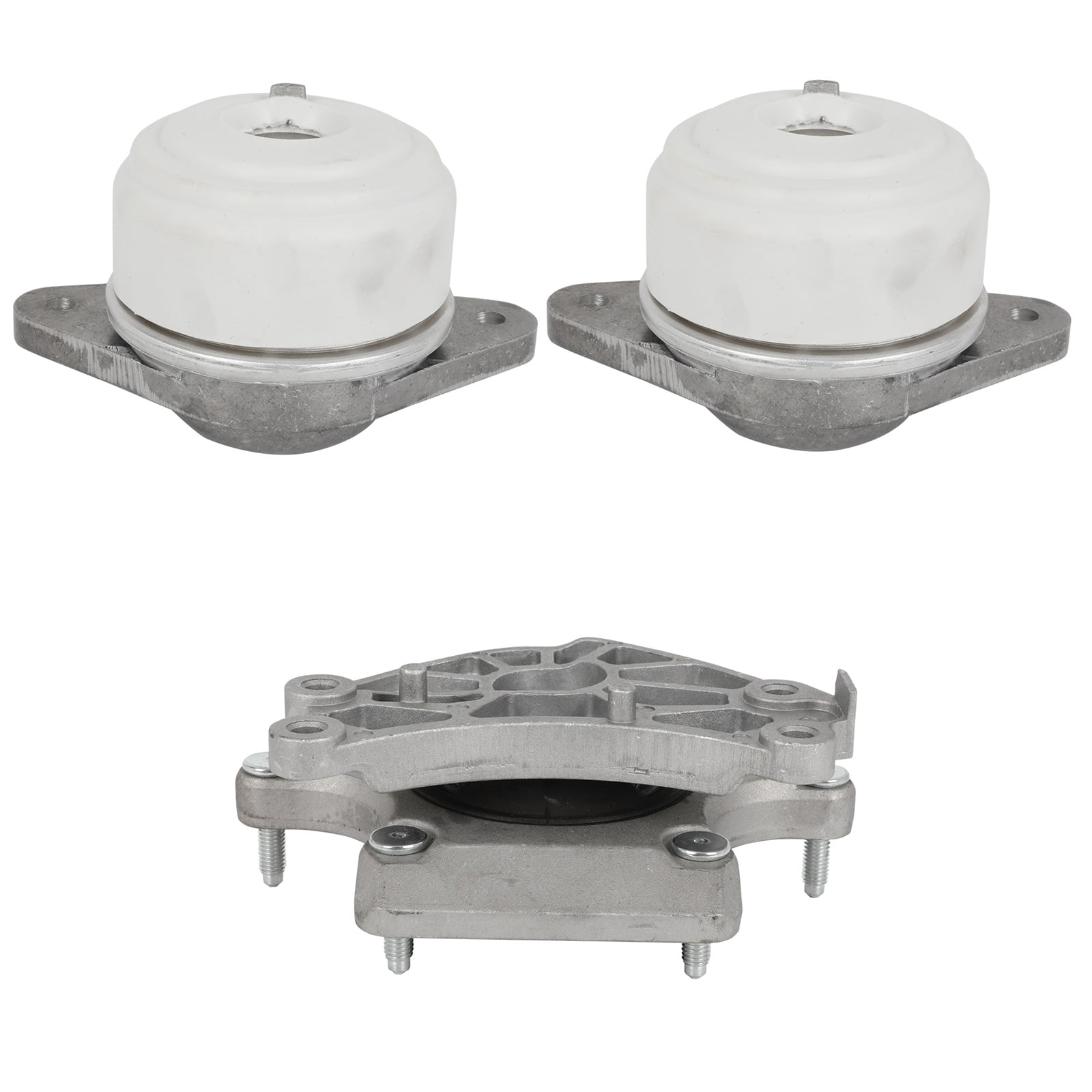 ECCPP Engine Motor Mount Transmission Mount Set Fit For Mercedes-Benz C300 2008-2012, C350 2008-2011, GLK350 2010-2012, 3.0L 3.5L, AWD Automatic Transmission, Replace 2042401517 A4063 A4074