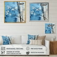 thumbnail image 5 of Designart "Serenity In A Forest Of Blue Bamboo IV" Bamboo Picture Framed Wall Art Living Room, 5 of 5