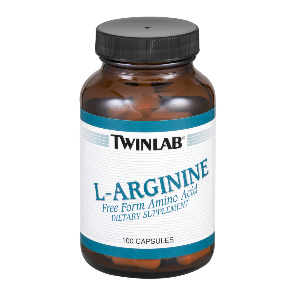 Twinlab LArginine Capsules, 100 Ct
