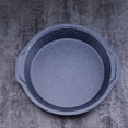 thumbnail image 3 of 8 inch Oven Bakeware Bake Pan Texture Carbon Steel Food Container with Handle, 3 of 7