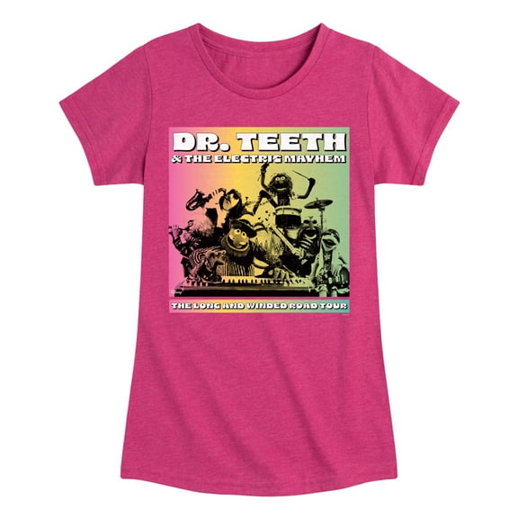 Disney The Muppets - Dr. Teeth & The Electric Mayhem Tour - Toddler & Youth Girls Short Sleeve T-Shirt