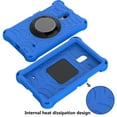 thumbnail image 4 of Allytech Case for T380 T385 T387 T377 T330, EVA Rubber Silicone Kids Friendly Shockproof Heavy Duty Protection Hand Strap Case Cover for Samsung Galaxy Tab A 8.0 T380 T385 T387, Blue, 4 of 6