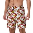 thumbnail image 1 of Fotbe Santa Claus bells Snowman Traje de Baño para Hombre – Shorts de Natación de Secado Rápido con Forro y Bolsillos-XX-Large, 1 of 6