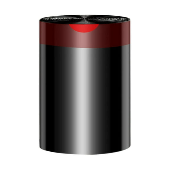 1 Roll 75 Pcs Large Garbage Bags,17.72x17.72" 10 Gallon Kitchen Drawstring Trash Bags,Disposable Garbage Bag Thickened Flat Mouth With Rolled Garbage Bag,Heavy Duty Garbage Can Liners，Black