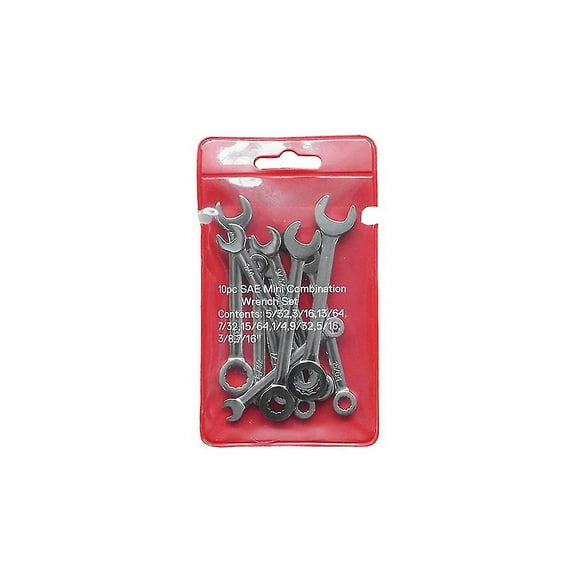 10-piece Mini Wrench Set Manual Dual- Wrench Tool English Wrench Set Home Maintenance Tools