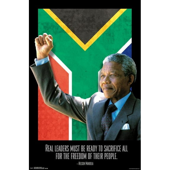 Trends International Nelson Mandela - Real Leader Poster