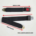 thumbnail image 3 of Universally Seat Belt, Adjustable Safety Seat Belt Seat Belts for Front/Rear Seats Lap Strap Belts Kit Replacement Band Accessory, Easy Install 53 Inch Length, 3 of 6