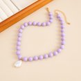 thumbnail image 4 of NICKSUN Colorful Chunky Beaded Necklace for Women, Acrylic Bead Choker Necklaces Irregular Baroque Imitation Pearl Pendant Necklace, Summer Beach Party Wedding Vacation Jewelry Gifts, 4 of 8
