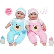 JC Toys, Lots to Cuddle Babies 13 inch Twins Soft Body Baby Dolls