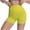 Yellow, variant on hlysgo Workout Gym Shorts for Women High Waisted Seamless Butt Lifting Short Tummy Control Scrunch Butt Sports Shorts Navy,L