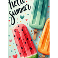 thumbnail image 4 of Colorful Design Summer Banner Ice Cream Pattern Popsicle Decor Seasonal Decoration for Summer Festival Outdoor Party Beach Gathering, 4 of 7