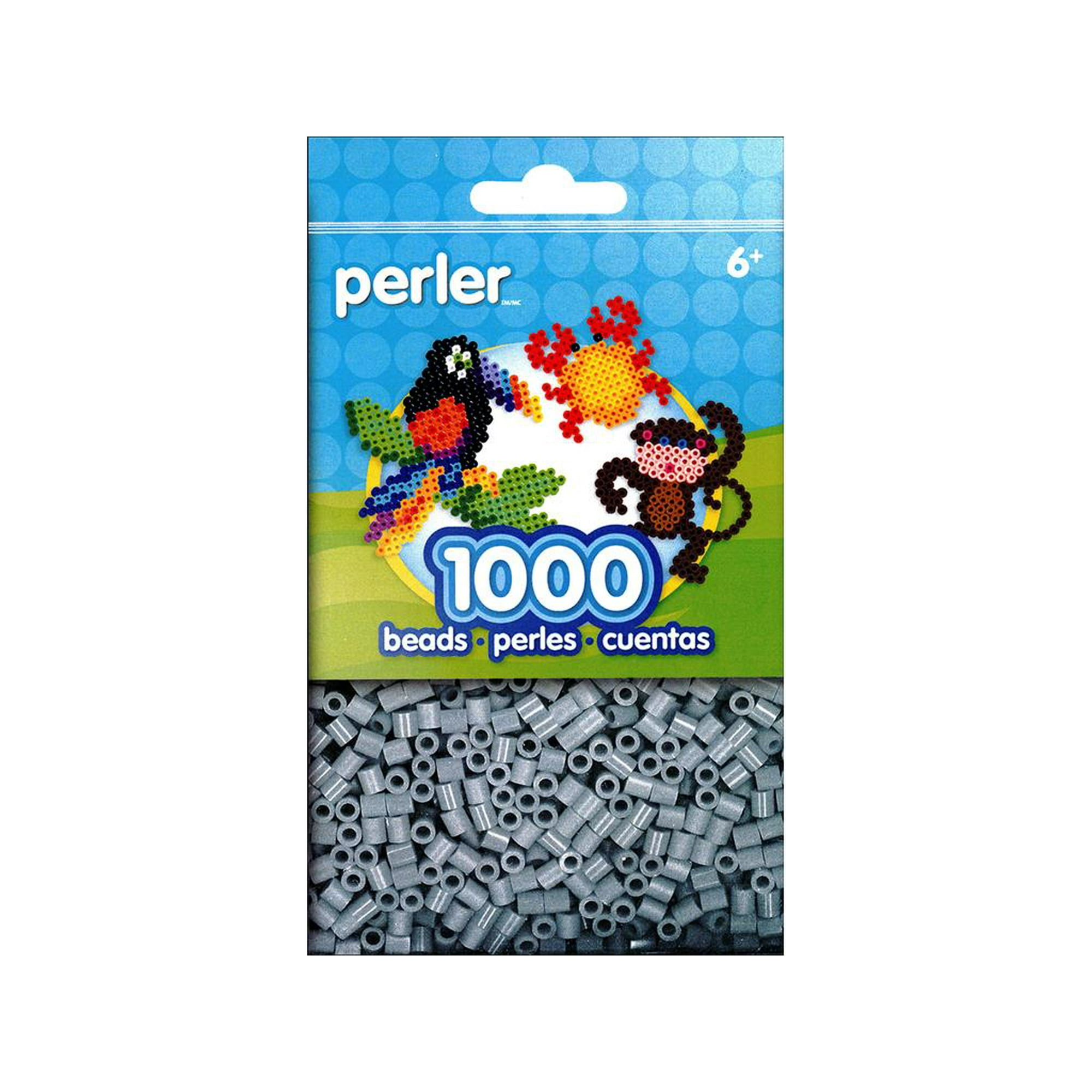 Perler Beads 1,000/Pkg-Light Grey PBB80-19-15181