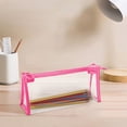 thumbnail image 4 of Lksixu Pencil Case Durable Pencil Pouch Transparent Triangular Pencil Case Stationery Storage Bag Student Large Capacity Zipper Storage Bag Stationery Organizer Travel Cosmetic Storage Bag, 4 of 5