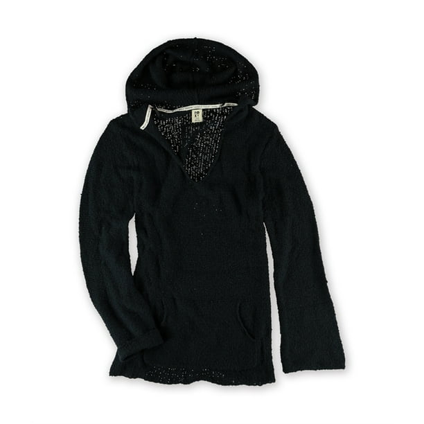 Suéter de espina de pescado Roxy para mujer negro mediano Pull-over