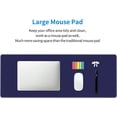thumbnail image 6 of Navy Blue Mouse Pad Extended Large Gaming Mousepad XL Big Long Oversized Desk Mat Stitched Edges 31.5 X 11.8 Inch for Home Office, 6 of 6