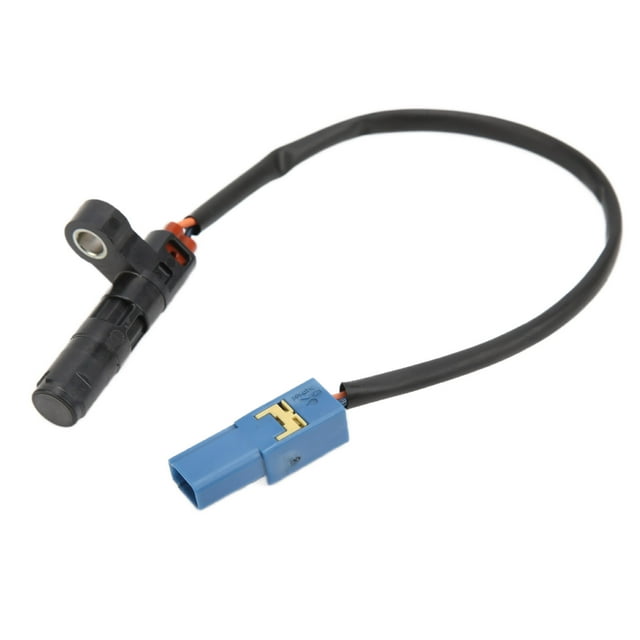sensor de salida de transmisión de 6 velocidades g195 24157551108 reemplazo para r53 r54 r55 r56 r61 f55 jadeshay a Remanufacturado, primer plano del sensor de velocidad de salida con cuerpo cilíndrico negro de ABS, orificio de montaje metálico en un extremo, cable con funda negra y conector rectangular azul con clip amarillo; compatible con OEM 24157551108 para modelos R53–R57 y F55–F56 2007–2015. Suele utilizarse como repuesto rápido para diagnóstico y reemplazo.