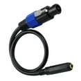 thumbnail image 6 of CIYISON Speakon Male Connector to 6.35mm 1/4" TS Female Plug Speaker Cable Wire Audio, 6 of 7