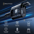 thumbnail image 3 of Swayvoo retractable Car Charger 4-in-1 Fast USB C Car Phone Charger Adapter with Type C Car Charger & Apple Cords, USBC Car Charger Compatible with iPhone 17/16/15/14/13/12/11, Galaxy & Pixel, 3 of 9