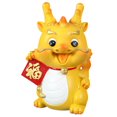 thumbnail image 1 of Dragon Year Gift Crafts Storage Money Jar Cartoon Piggy Bank Resin Ornament Zodiac Model, 1 of 11