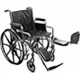 thumbnail image 3 of Roscoe Medical ProBasics Comfort Fauteuil Roulant Standard - Siège à Hauteur Réglable - Accoudoirs de Bureau à Dossier Rabattable - Capacité de Charge de 300 Livres - Noir - Repose-Jambes Élévateur - Siège 18 Pouces x 16 Pouces, 3 of 4