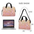 thumbnail image 3 of FORMRS 16" Laptop Bag Carrying Sleeve Case with Handle Travel Shoulder Briefcase, Gradient Pink Stars, 3 of 8