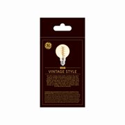 LED Vintage Light Bulb, G25, Warm White, Amber Bulb, 250 Lumens, 5-Watt