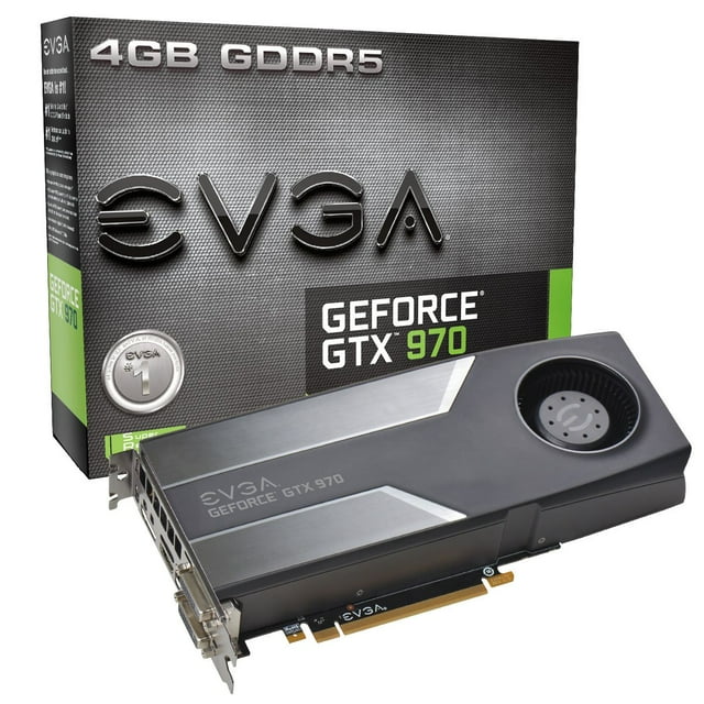 Tarjeta gráfica EVGA GTX 970 4 GB GDDR5 256 bits DVI-I DVI-D HDMI DP