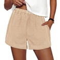 thumbnail image 1 of Shorts PRETTYGARDEN de Talle Elástico a Rayas Casual L Grande, 1 of 9
