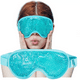 thumbnail image 2 of Mascarilla De Compresa Caliente Gel De Hielo Para Ojeras Celeste, 2 of 5