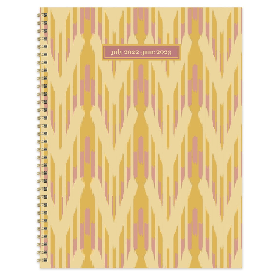 TF Publishing July 2022 - June 2023 Pink Lemonade Pattern Large Daily/Weekly/Monthly Planner