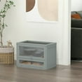 thumbnail image 2 of Spaco 2-Level Hamster Cage with Openable Top, Door, Shelf, Ladder, Small Animals Cage, Gray, 2 of 11