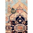 thumbnail image 3 of Pasargad Home Serapi 9' x 12' Hand-Knotted Wool Light Blue/Ivory Rug - All Ages, Indoors, 3 of 5