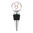 thumbnail image 1 of Traditional Japanese Local Fox Head Bottle Stopper Stainless Steel Rubber Reusable, 1 of 4