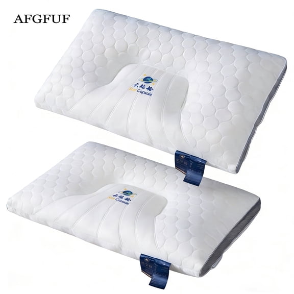 AFGFUF 2-Pack Cloud-like Bed Pillow (29.13" x 18.9"), Plush, Breathable, Hypoallergenic, Down Alternative, Supportive for All Sleep Positions