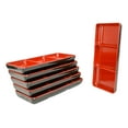 thumbnail image 4 of Pack Of 6 Melamine 3 Partition Condiments BBQ Oil Soy Sauce Dipping Bowls Dishes, 4 of 5