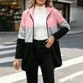 thumbnail image 5 of MaFYtyTPR Women's Color Block Hoodies Zip Up Long Sleeve Hooded Sweatshirts Loose Fit Casual Coat with Pockets, 5 of 6