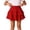 Red, variant on FchengtaiS Girls Ruffle Tiered Mini Skirts Kids Elastic High Waist Tennis Golf Skorts Summer Casual Flowy Skirt