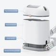 thumbnail image 6 of 2.5 Gallon Motion Sensor Trash Can - White, 6 of 8