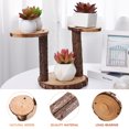 thumbnail image 3 of Homoyoyo Stable Wooden Planter Holder Brown for Indoor Outdoor Use 1Set, 3 of 6