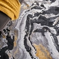 thumbnail image 5 of SAFAVIEH Amelia Morven Abstract Area Rug, Charcoal/Gold, 8' x 10', 5 of 11