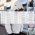 thumbnail image 6 of Unisex Shark Tooth Hoodie Pullover Loose Long Sleeve Oversized Hooded Sweatshirt for Men Women Cute Streetwear Tops with Pocket S‑XXL, 6 of 7