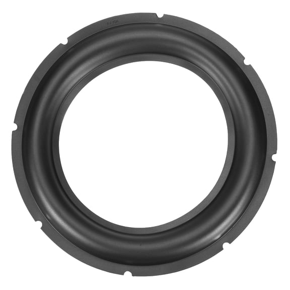 Uxcell Black 10 Inch Rubber Notch Speaker Edge Surround Big Ring Replacement Parts for Speaker Repair or DIY