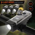 thumbnail image 2 of Luces de bicicleta Hilngav USB-C recargables delanteras y traseras, 2 of 6